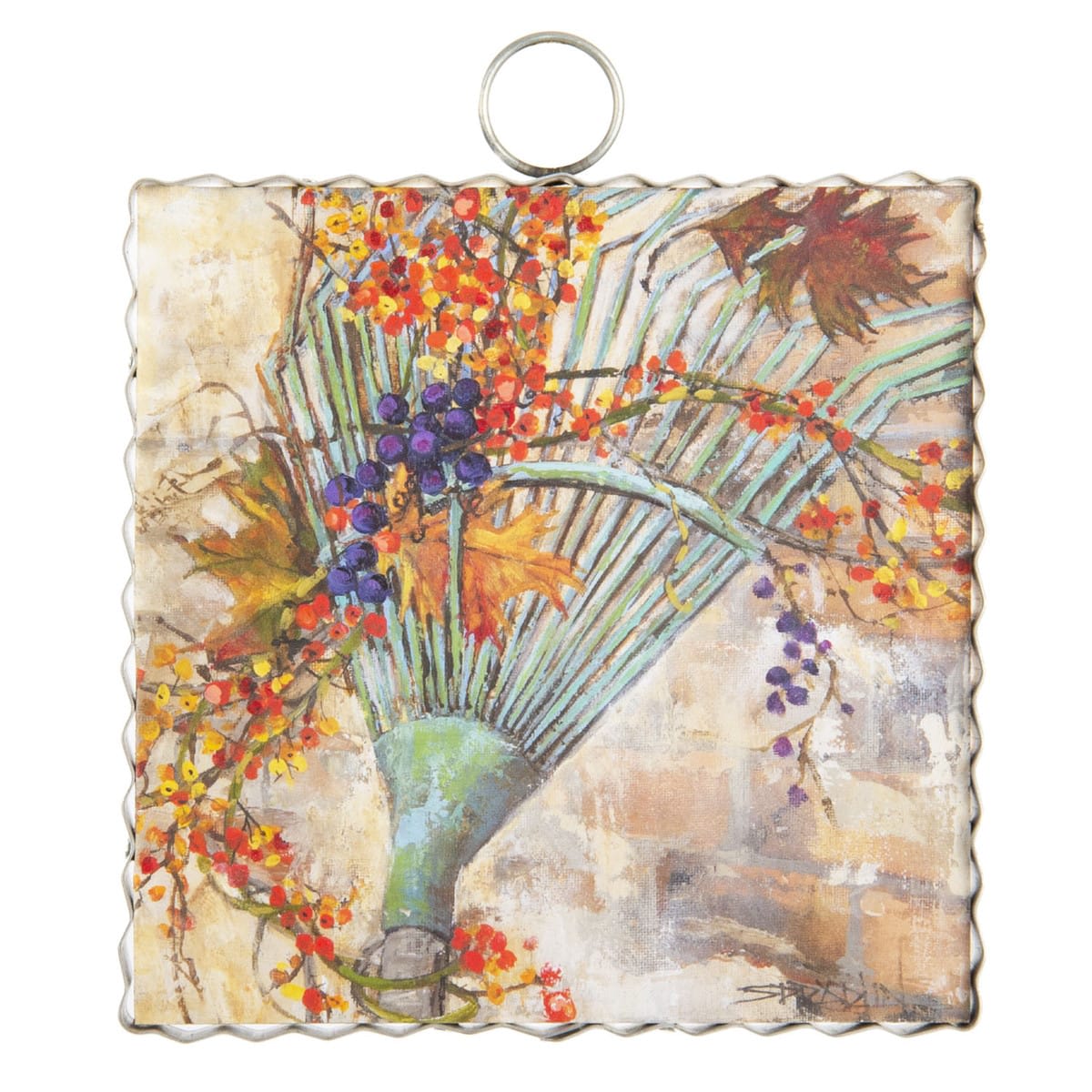 Mini Rake Print Flower Bouquet