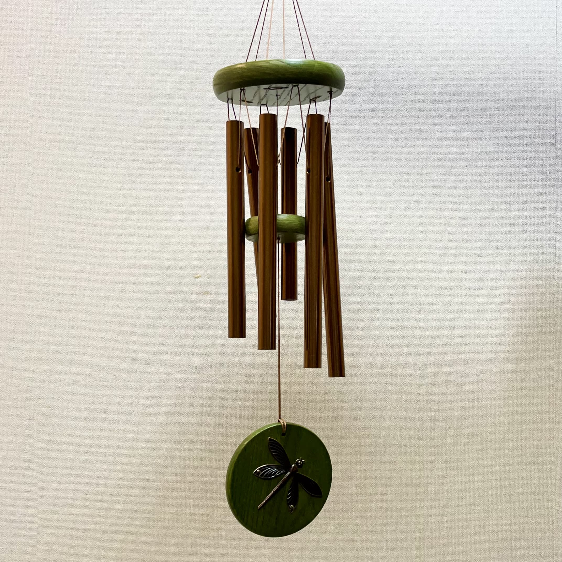 Green Dragonfly Woodstock 17" Chime Flower Bouquet