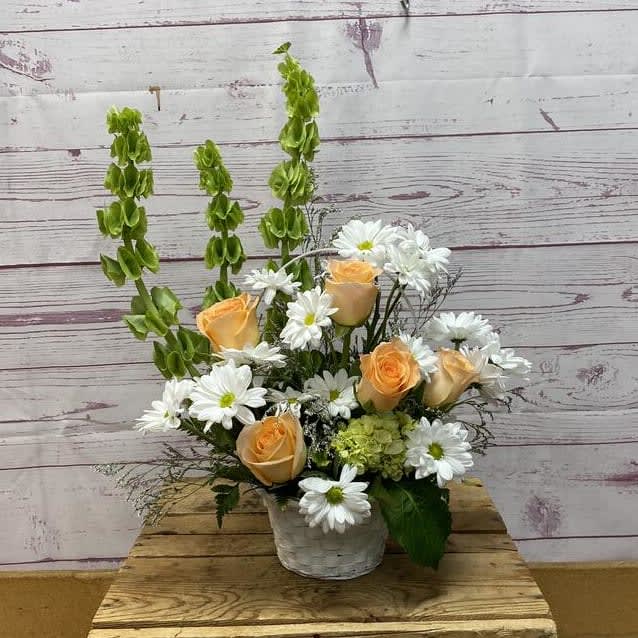 Delicate Fields Basket Flower Bouquet