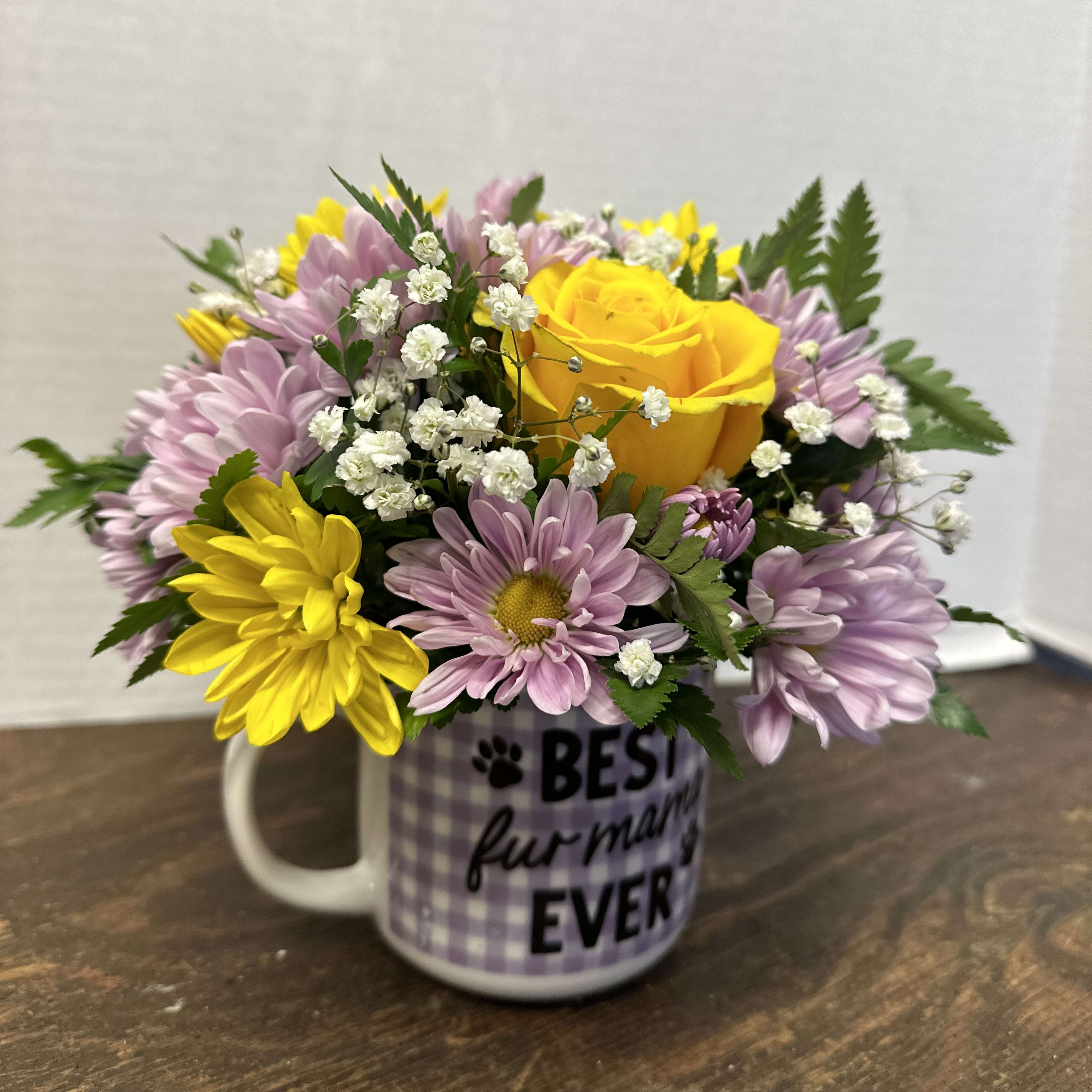 Best Fur Mama Ever Mug Arrangement
