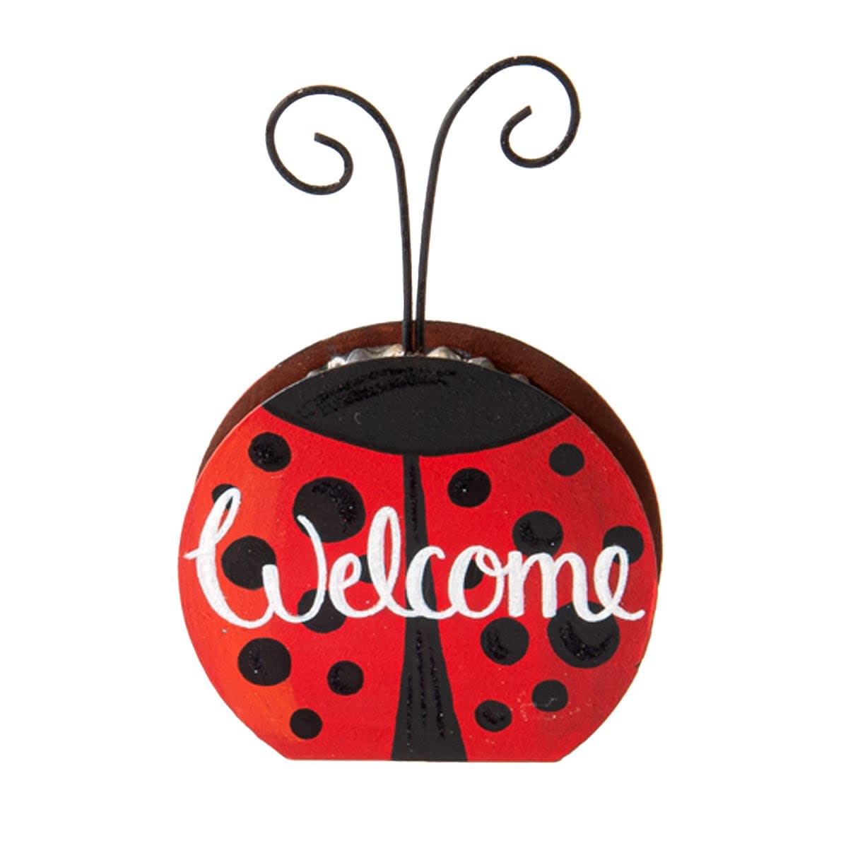 Reversible Lady Bug Sitter Flower Bouquet