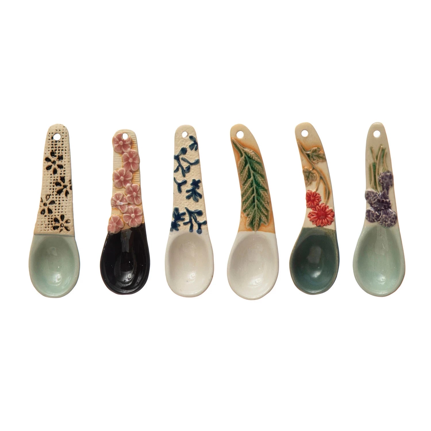 Hand-Painted Spoon with Handle, 6 Styles