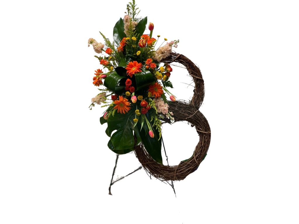 Double Ring Tribute Flower Bouquet
