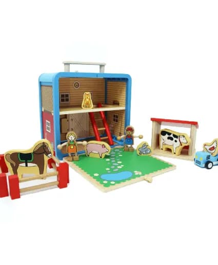 BARNYARD JACK RABBIT CREATIONS SUITCASE SERIES JACK RABBIT CREATIONS SUITCASE SERIES