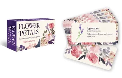 FLOWER PETAL INSPIRATION CARDS: BLOOMING GUIDANCE CARD DECK Flower Bouquet