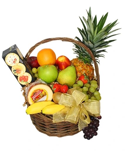 GOURMET FRUIT BASKET GIFT BASKET Flower Bouquet