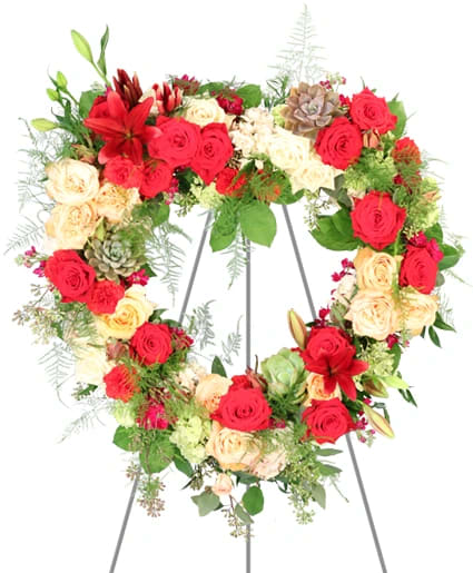 HEARTFELT COMPASSION STANDING WREATH