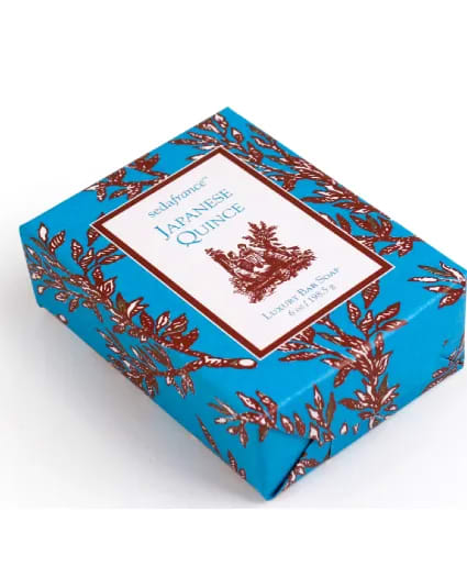 SEDA FRANCE JAPANESE QUINCE  SEDA FRANCE LUXURY BAR SOAP Flower Bouquet