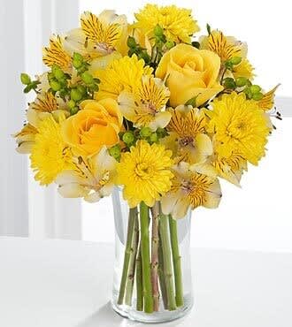 Sunny Day Vase Arrangement Flower Bouquet