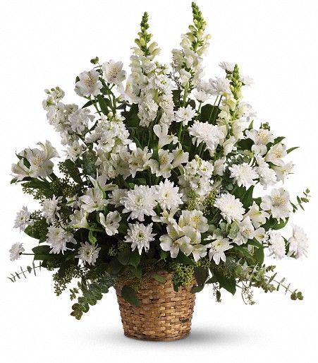 Heavenly Light Basket Arrangement
