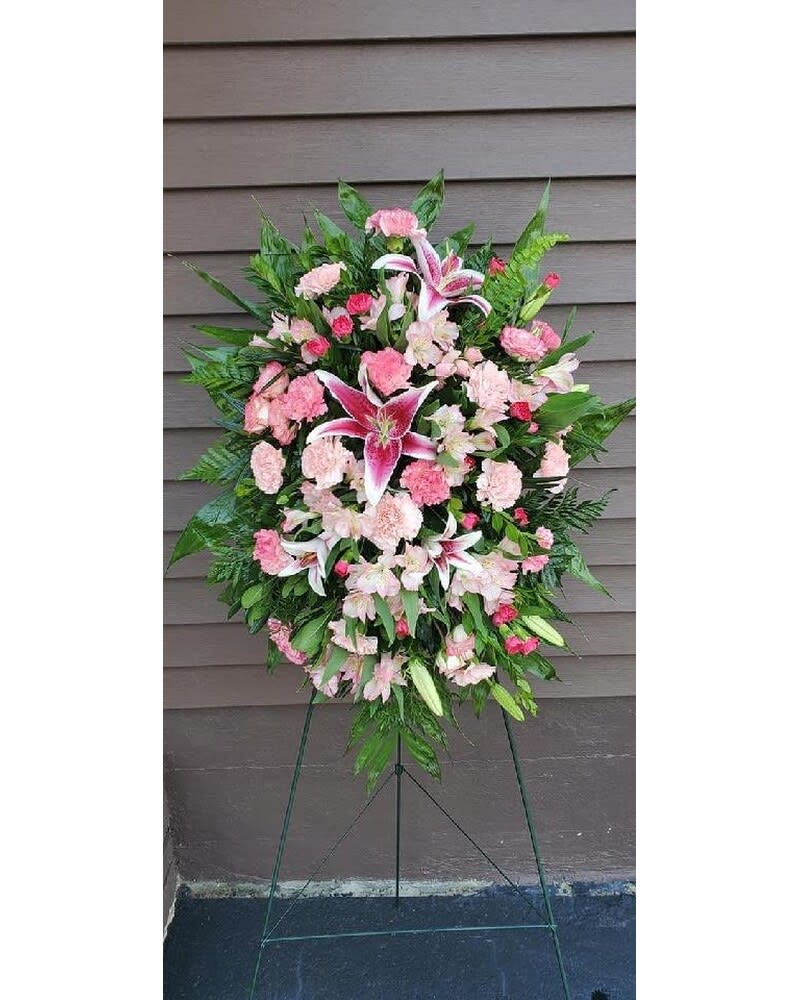 Memories in Pink Spray Flower Bouquet