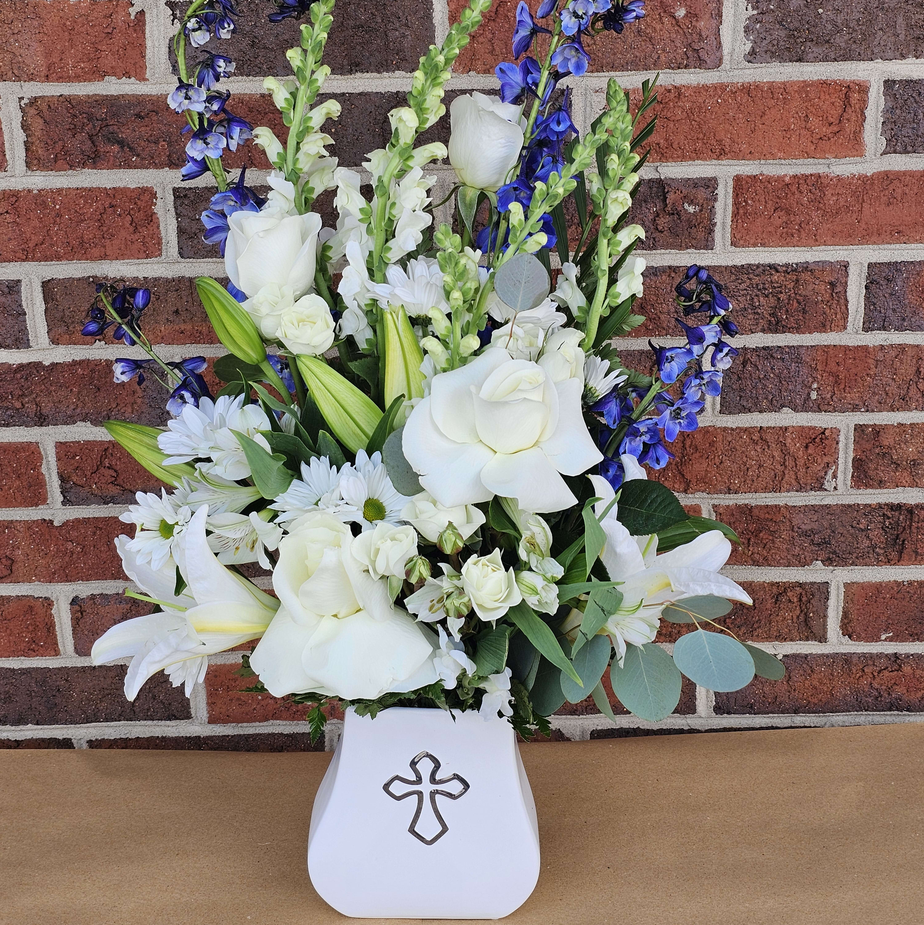 Sacred Blessings Blue & White