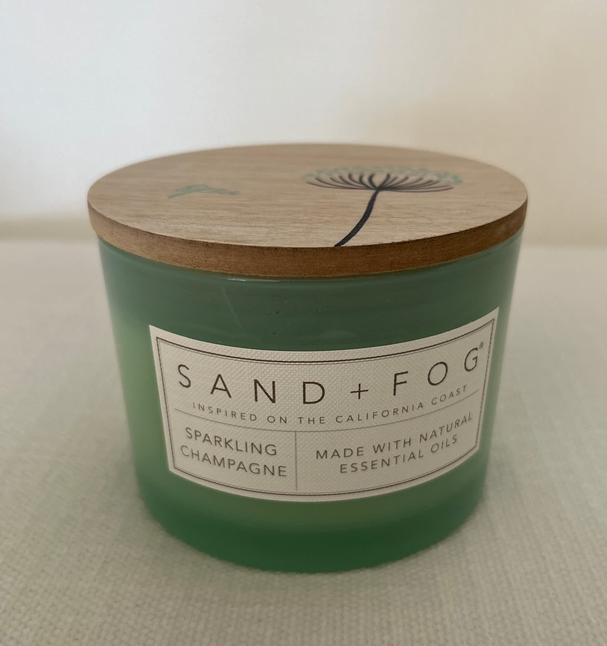 Sparkling Champagne Candle by Sand + Fog