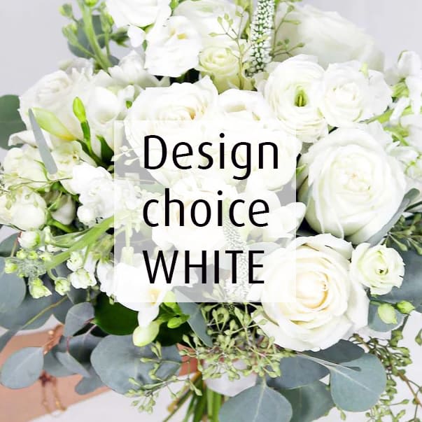 DESIGNER'S CHOICE  WHITE Flower Bouquet