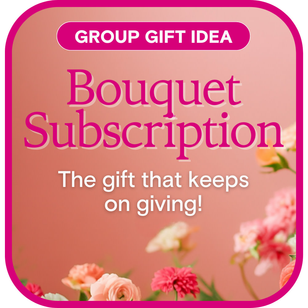 Flower Subscription as a Gift Flower Bouquet