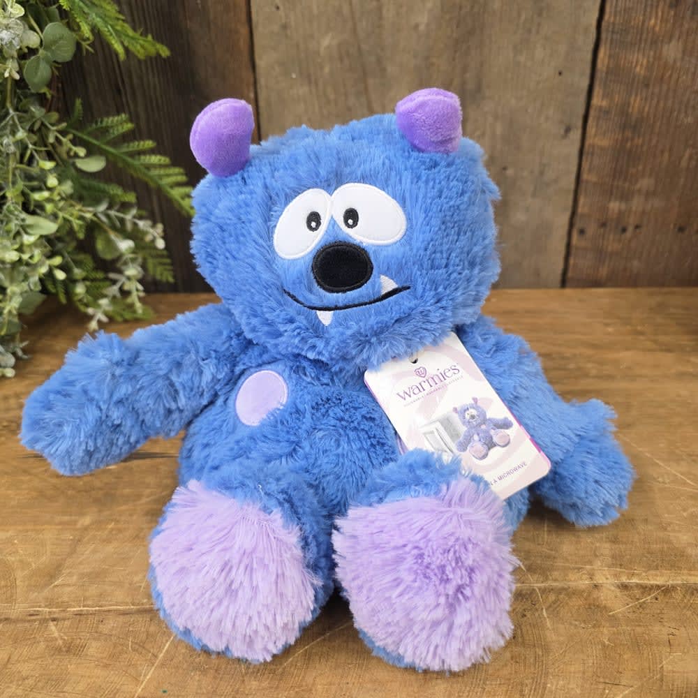 Warmies Blue Monster Flower Bouquet