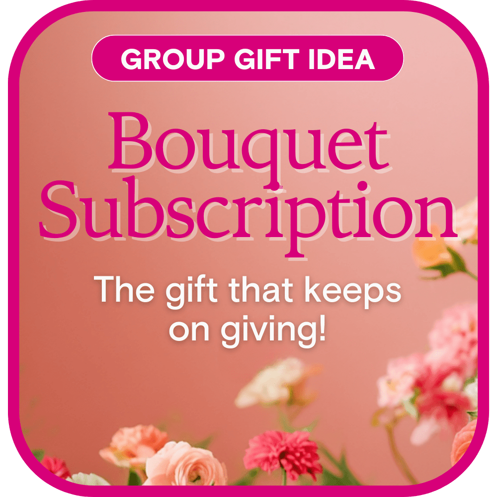 Flower Subscription as a Gift Flower Bouquet