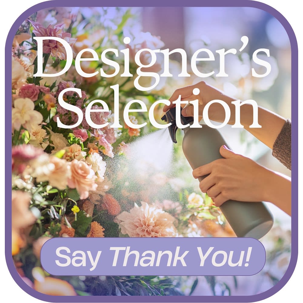 Designer's Choice to Say Thank You Flower Bouquet