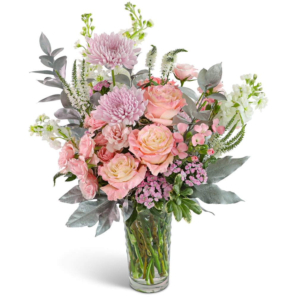 Pastel Pink Enchantment Flower Bouquet