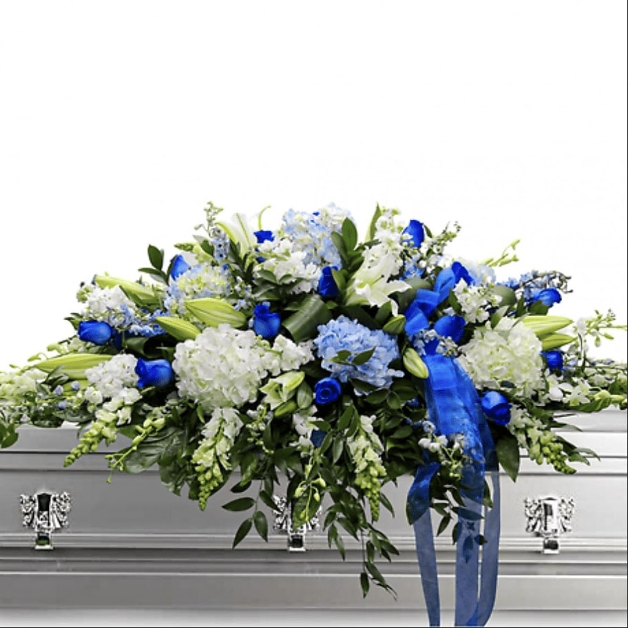 Blue Without You Casket