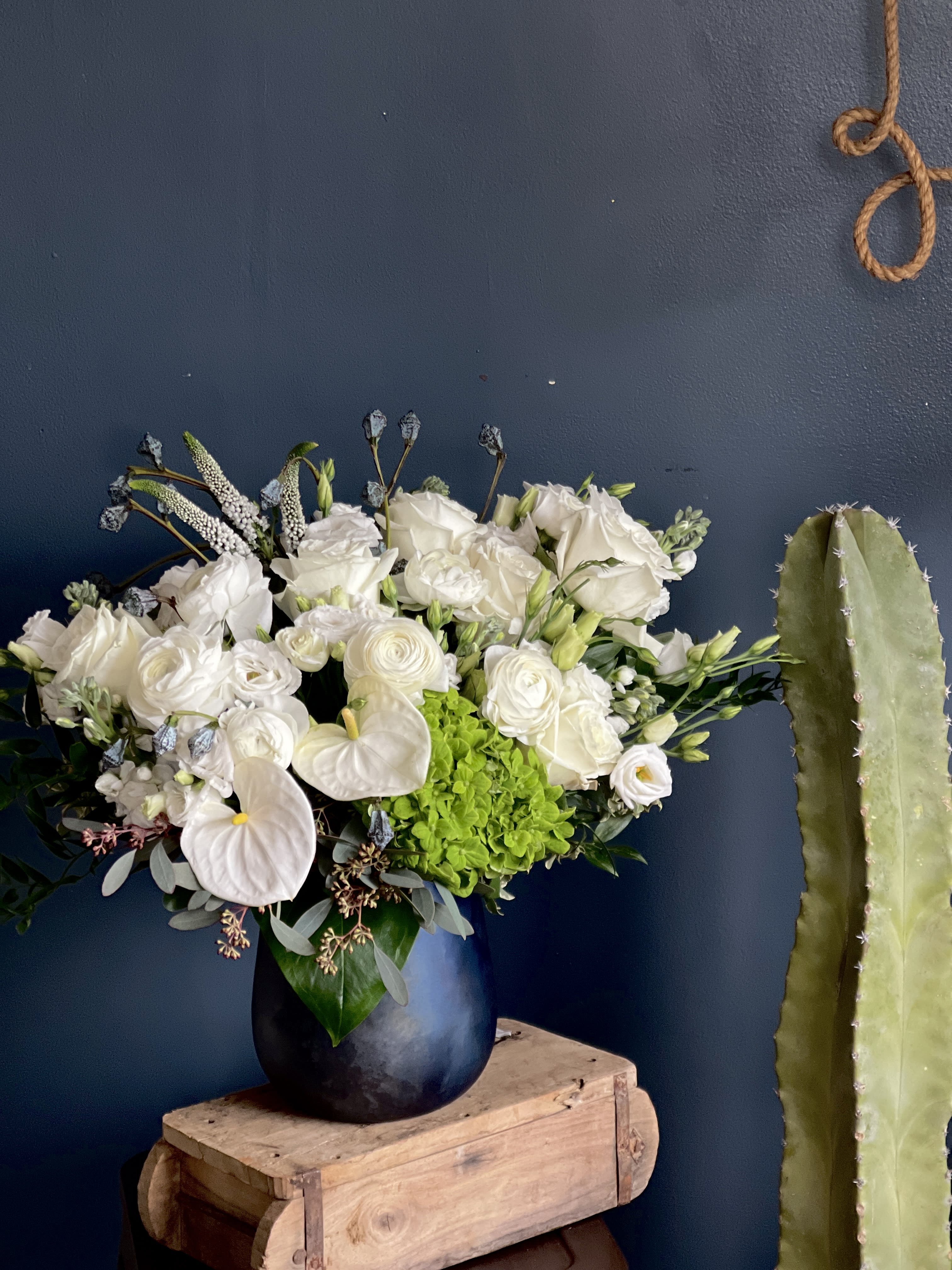 Peace And Roses Sympathy Vase