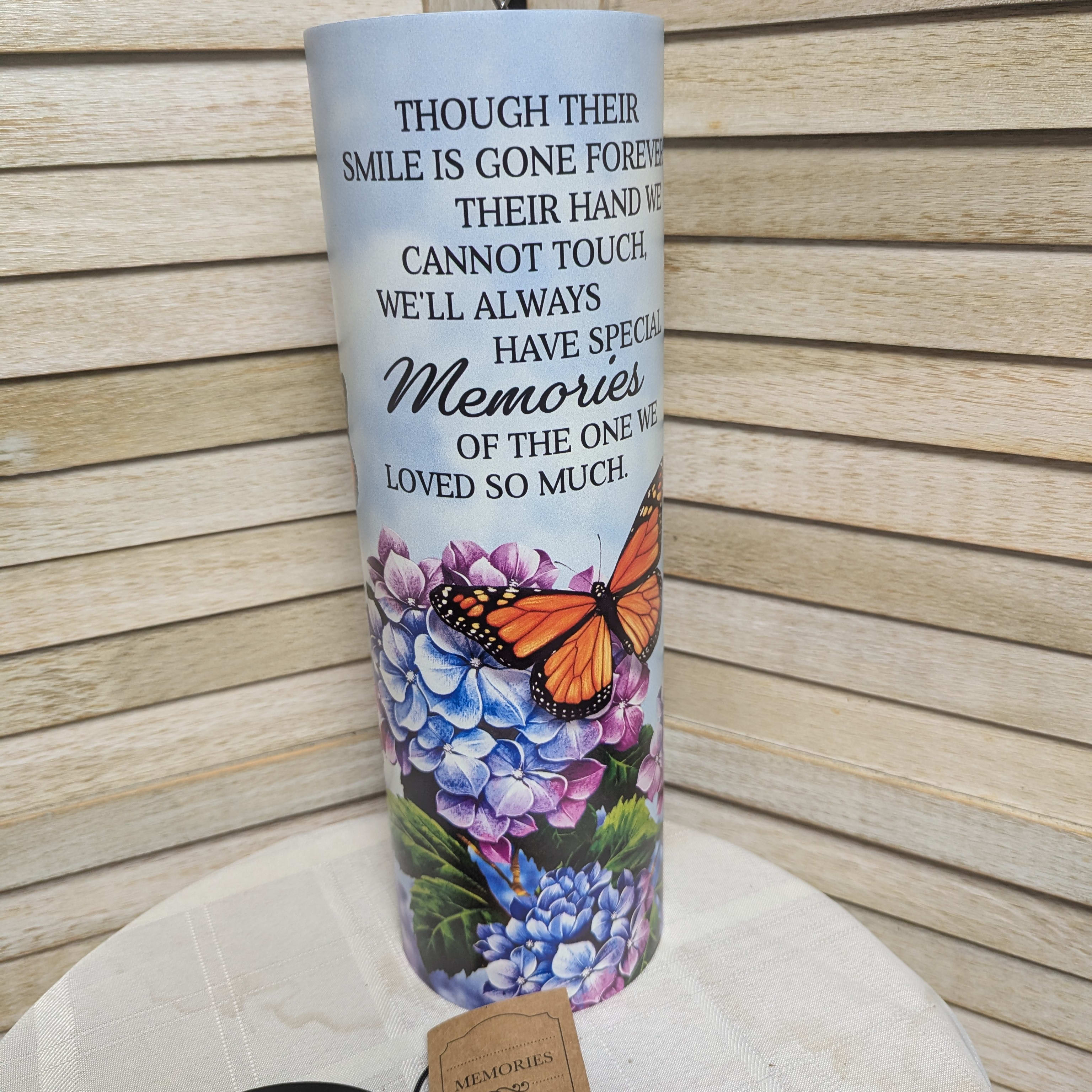 Memories Butterfly Bell Chime -36"