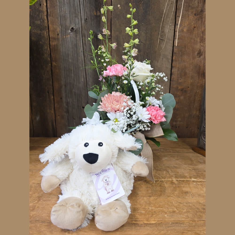 Little Lamb Warmies Bouquet Flower Bouquet