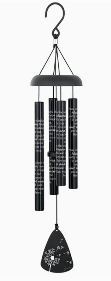 "Winds of Heaven" 21" Black Sonnet Chime