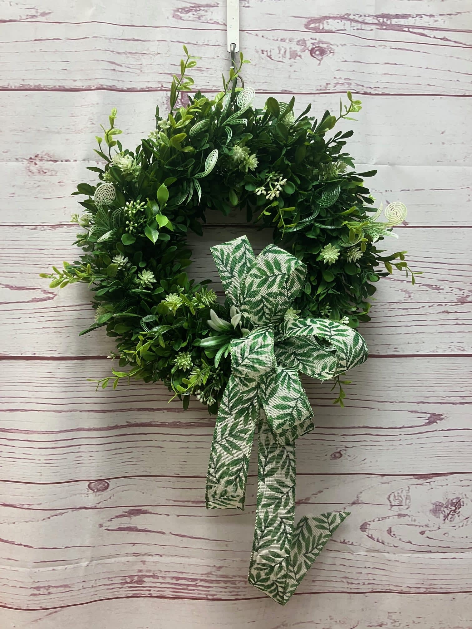 Contemporary Boxwood (Artificial) Wreath