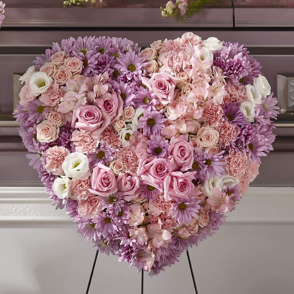 Heaven's Light Heart Flower Bouquet