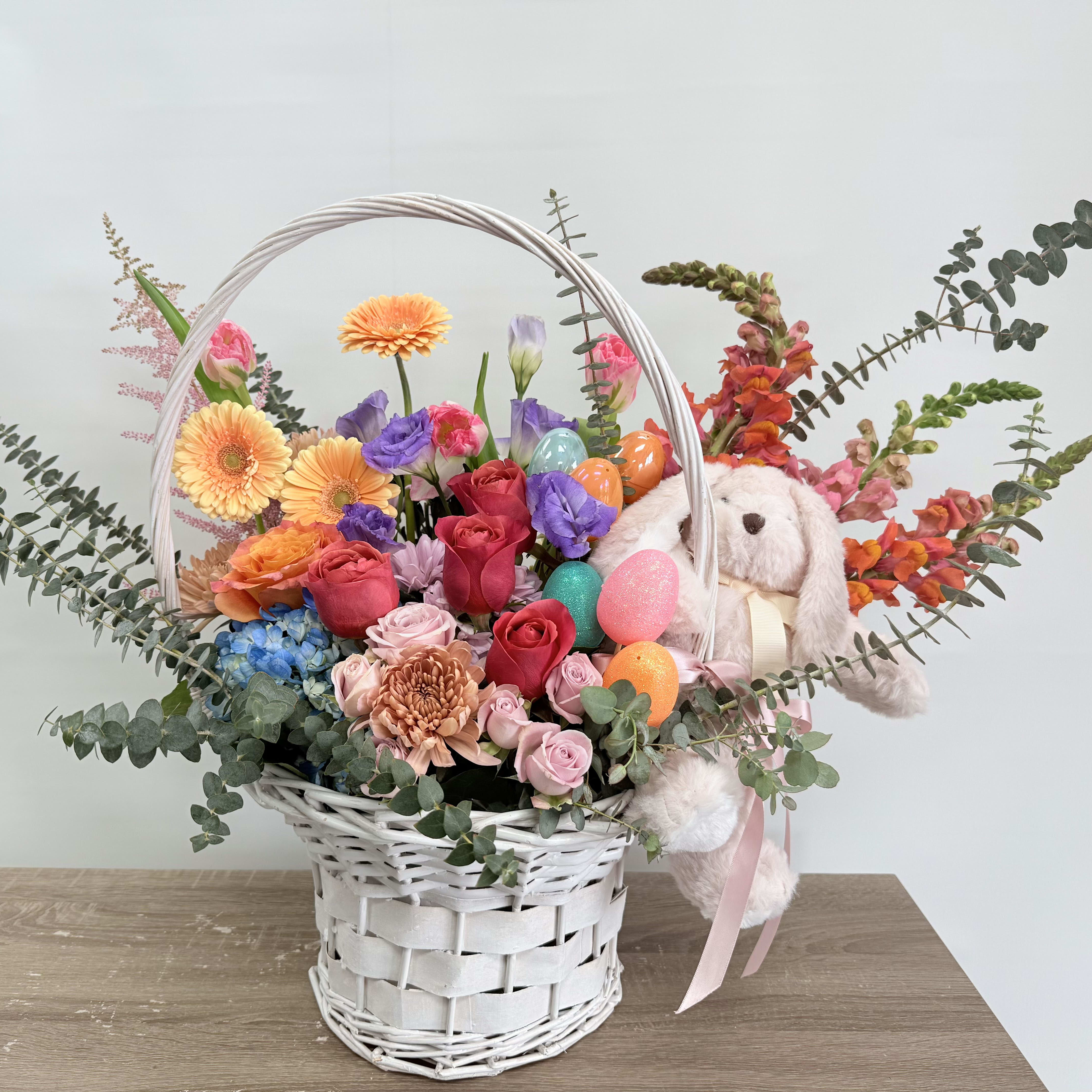 Elegant Easter Basket By Elite Flower Bouquet
