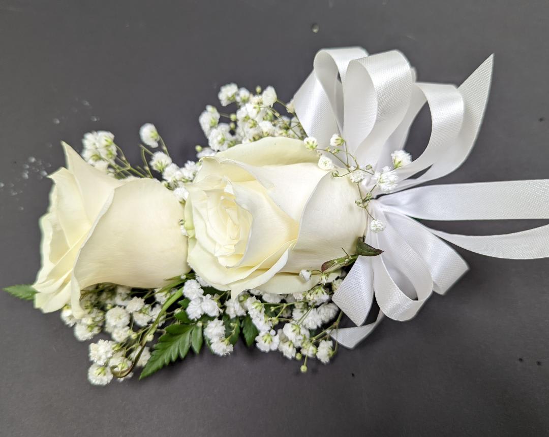 Corsage Double Rose Flower Bouquet