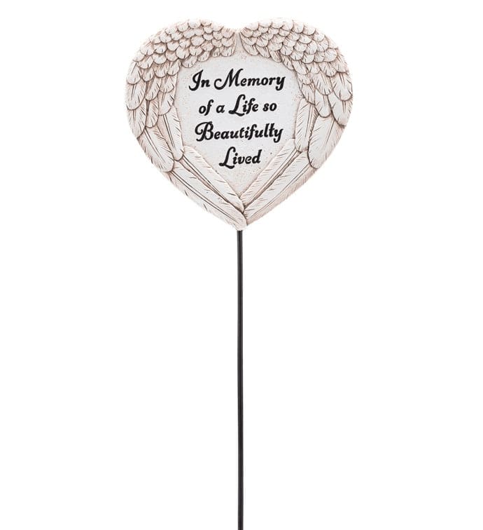 Memory of a Life so Beautifully Lived Angel Wing Pick