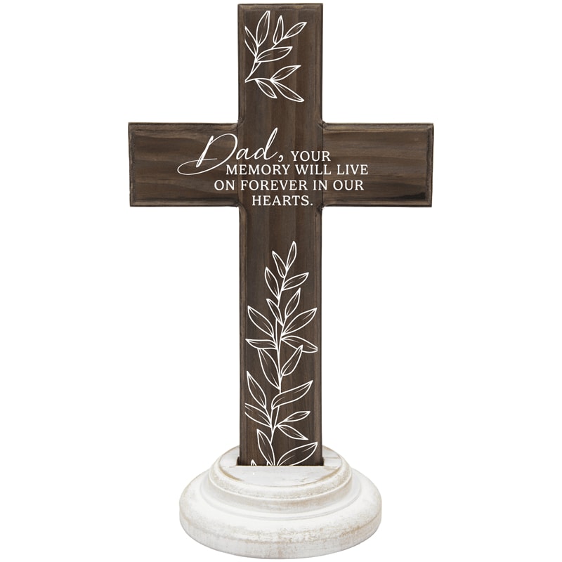 Pedestal Cross - Dad Flower Bouquet