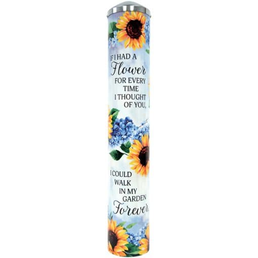 Walk In Garden – Memorial Pole with Stake Flower Bouquet