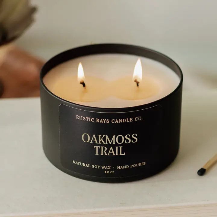 Oakmoss Trail Earthy Soy Candle