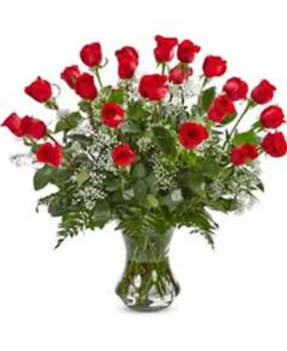 "I'm Yours" 24 Red Roses Flower Bouquet