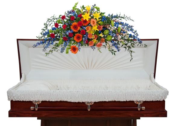 Treasured Celebration Casket Spray