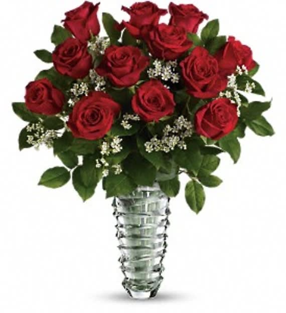 A Dozen Premium Red Roses