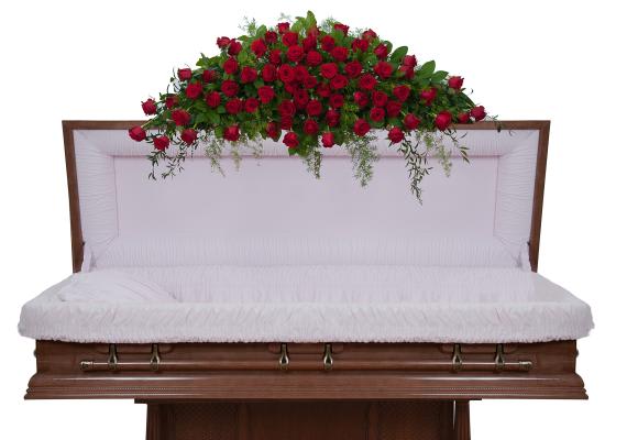 Royal Rose Full Casket Spray