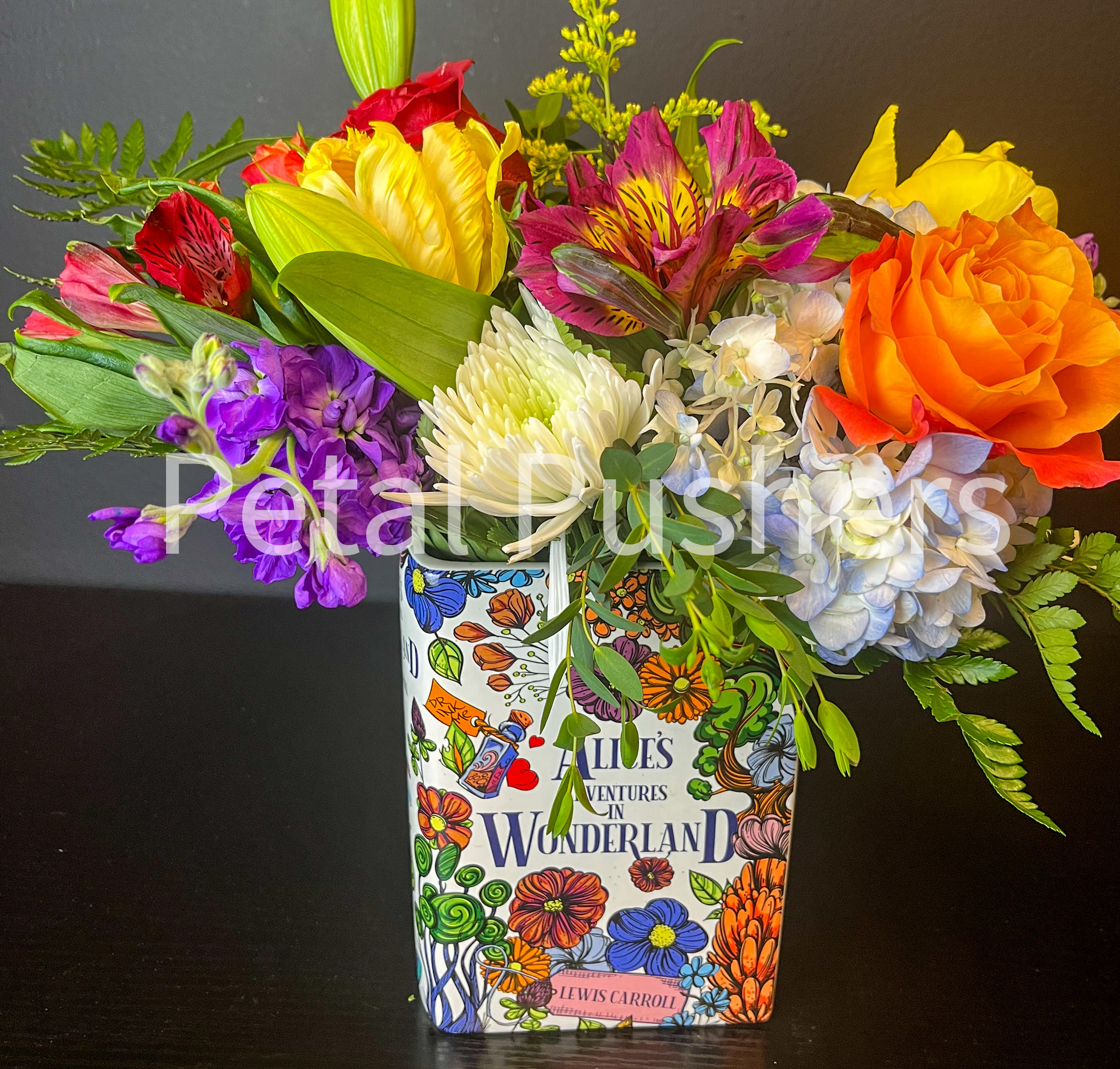 Alice in the Wonderland Flower Bouquet