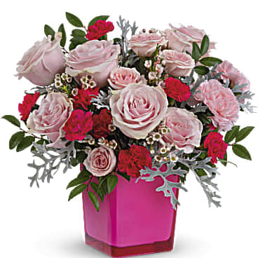 Teleflora Pink Empowerment Flower Bouquet