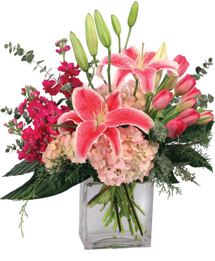TREASURED PINKS FLORAL ARRANGEMENT Flower Bouquet