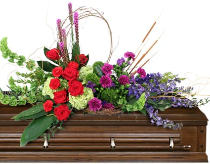 RESTFUL HARMONY CASKET SPRAY