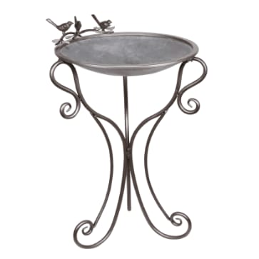 Metal Bird Bath