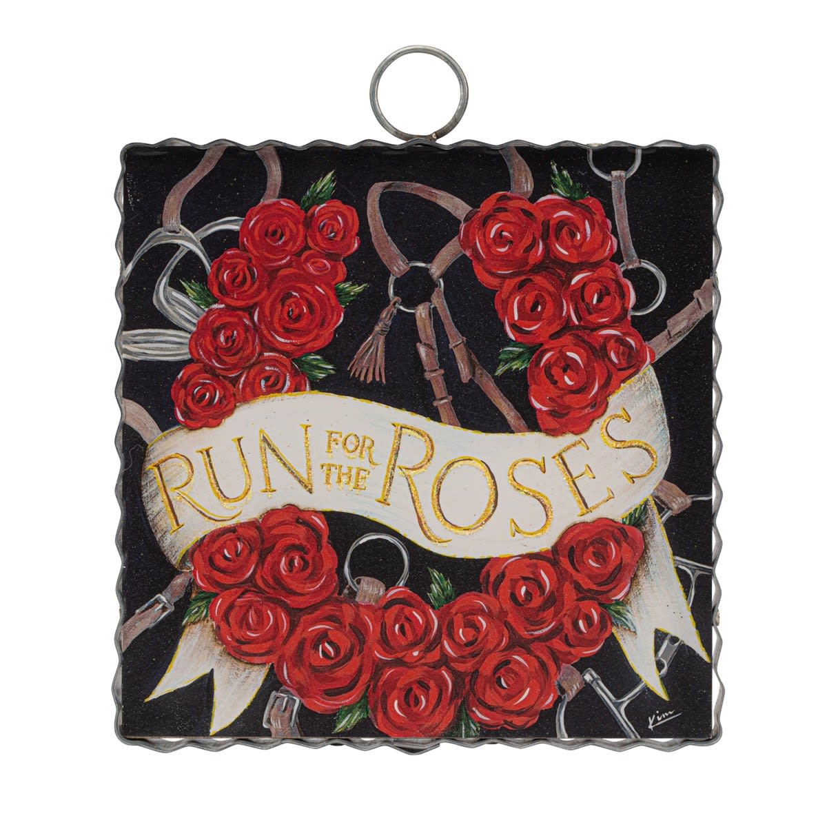 Mini Run for the Roses Print Flower Bouquet
