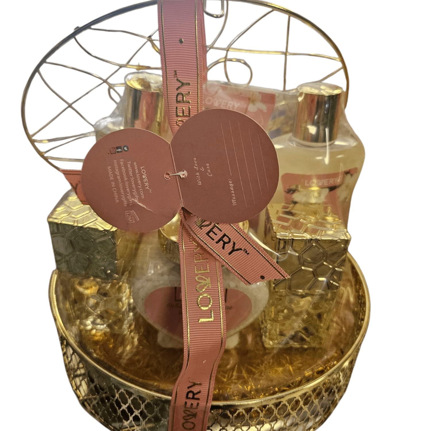 White Rose & Jasmine Body Care Flower Bouquet