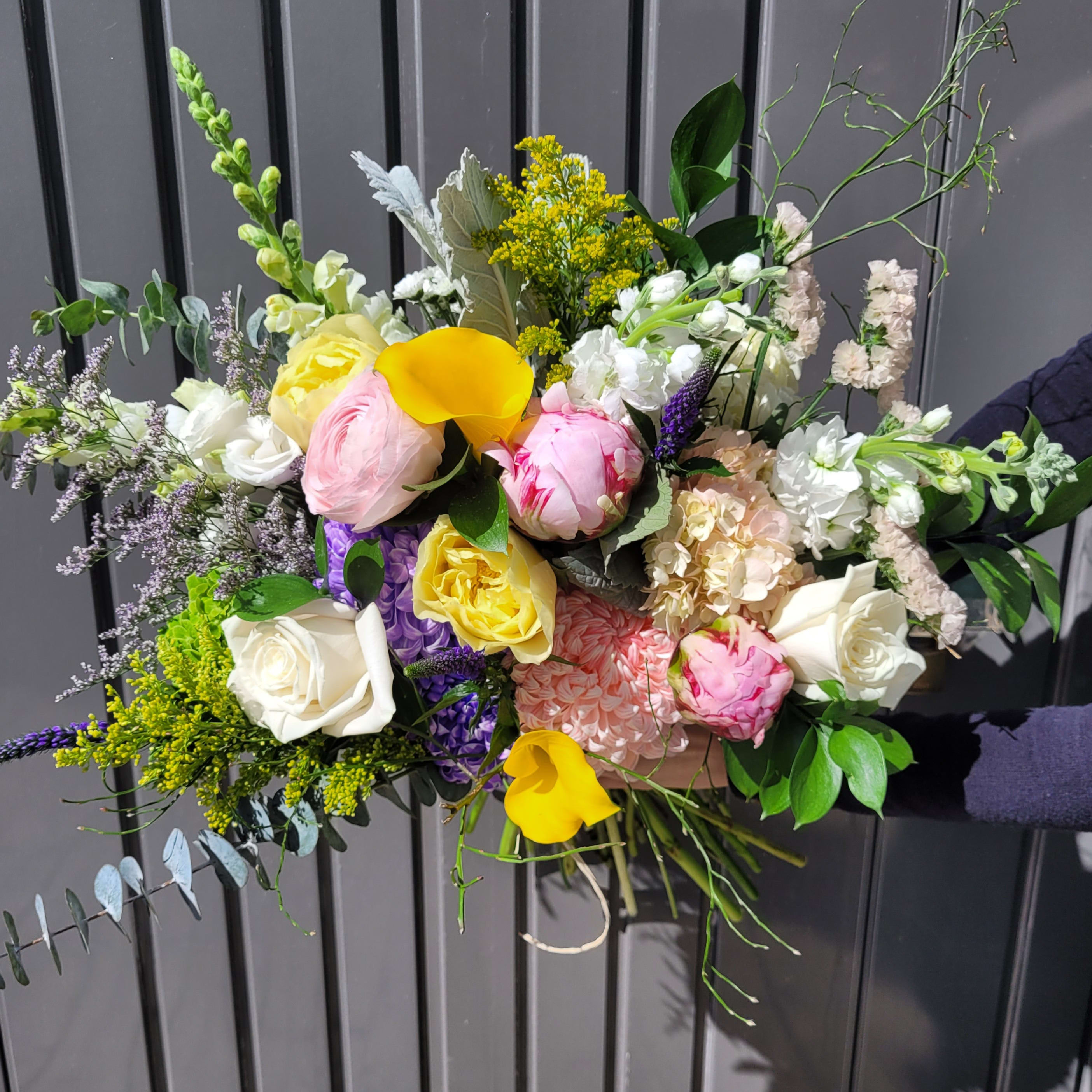 Golden Grace Garden Flower Bouquet