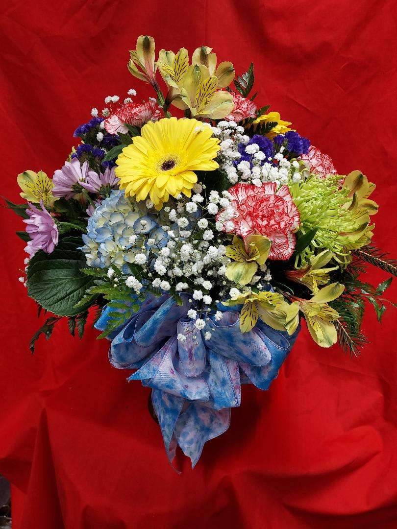 springing in Flower Bouquet