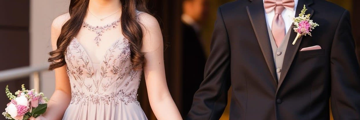 Blush Harmony Bouquet & Boutonniere